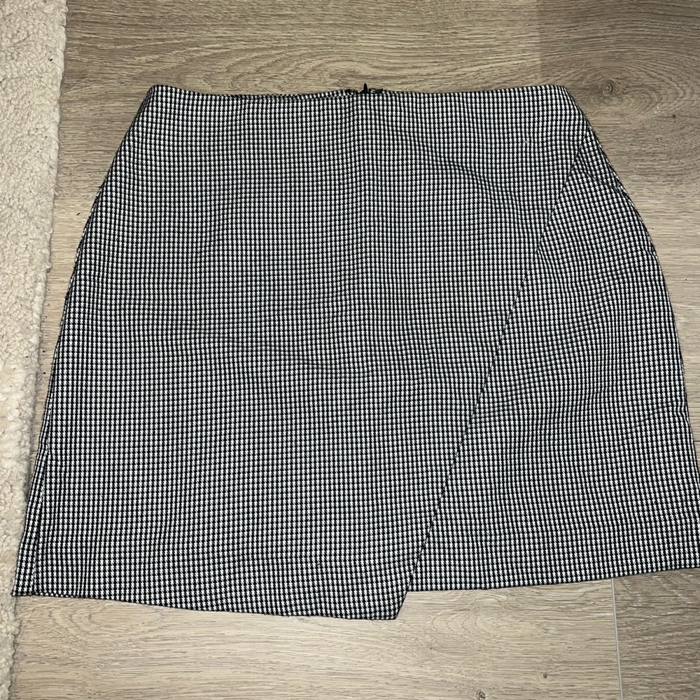 forever 21 checkered mini skirt (with a wrap look in the front)